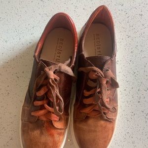 Bed Stu genuine unique imperfect hand made leather shoes.